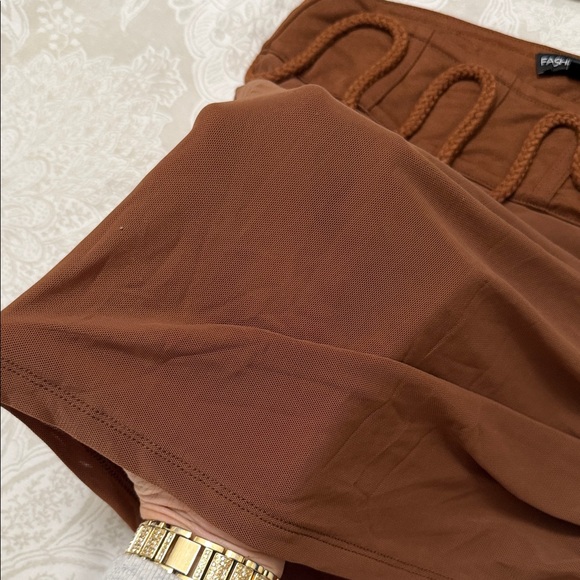 Fashion Nova Copper Skirt Set - Picture 2 of 8